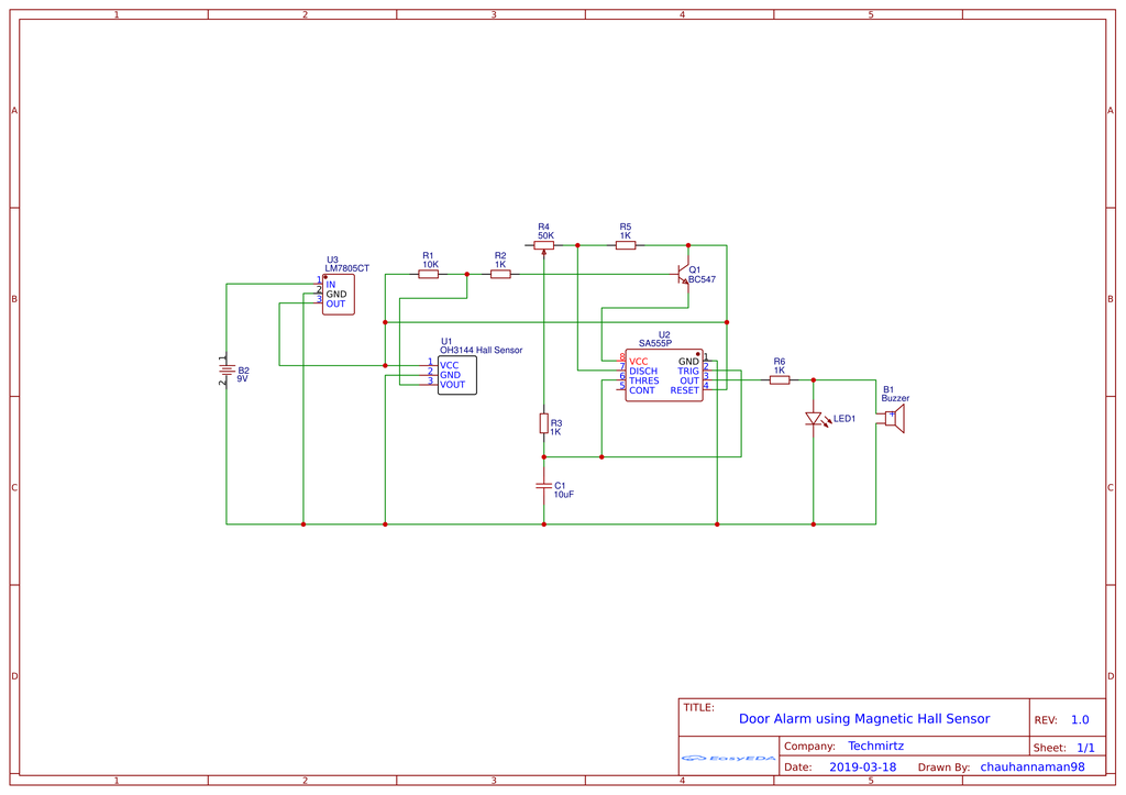Door Alarm Using Magnetic Hall Sensor 5 Steps Instructables
