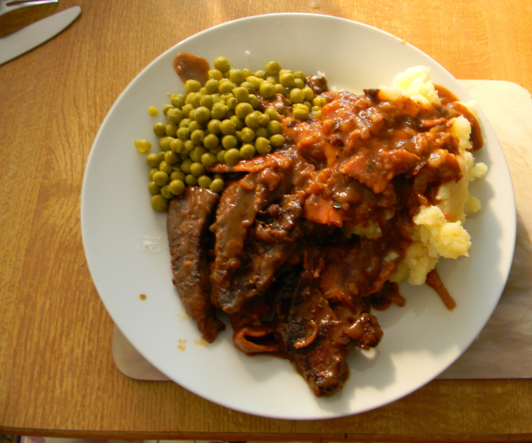 Liver, Bacon and Onions in Gravy Instructables