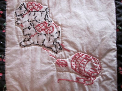 Embroidered and pieced quilt  5 steps  instructables Embroidered and pieced quilt  5 steps  instructables