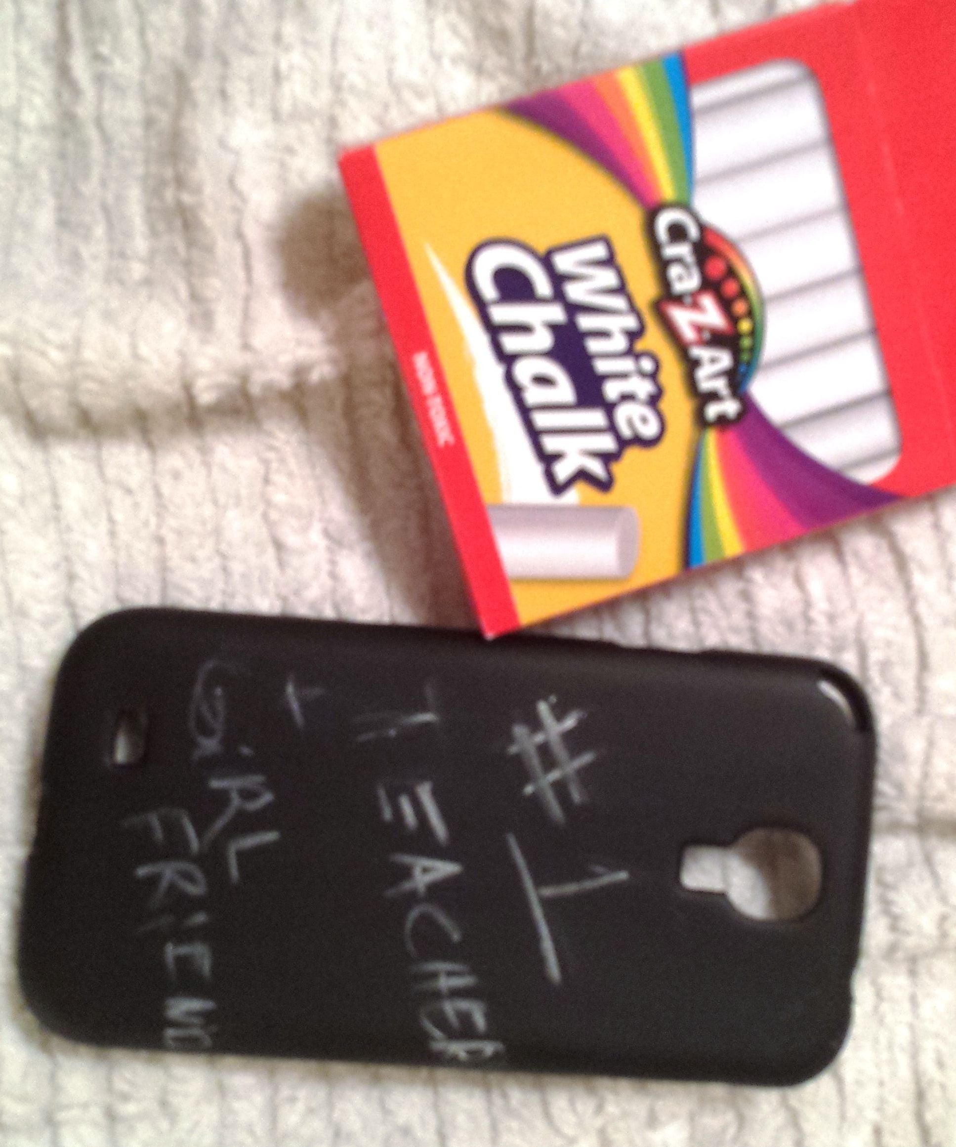 Chalk Board Phone Case 3 Steps (with Pictures) Instructables