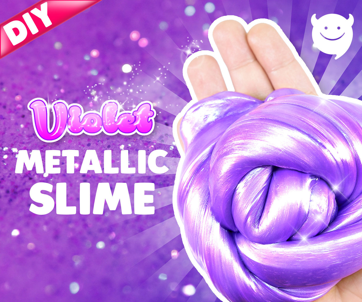 DIY VIOLET METALLIC SLIME !! How to Make Metals Putty Instructables