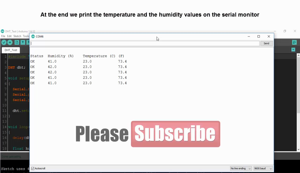 Arduino - How to Use DHT11 and DHT22 Humidity and Temperature Sensor ...