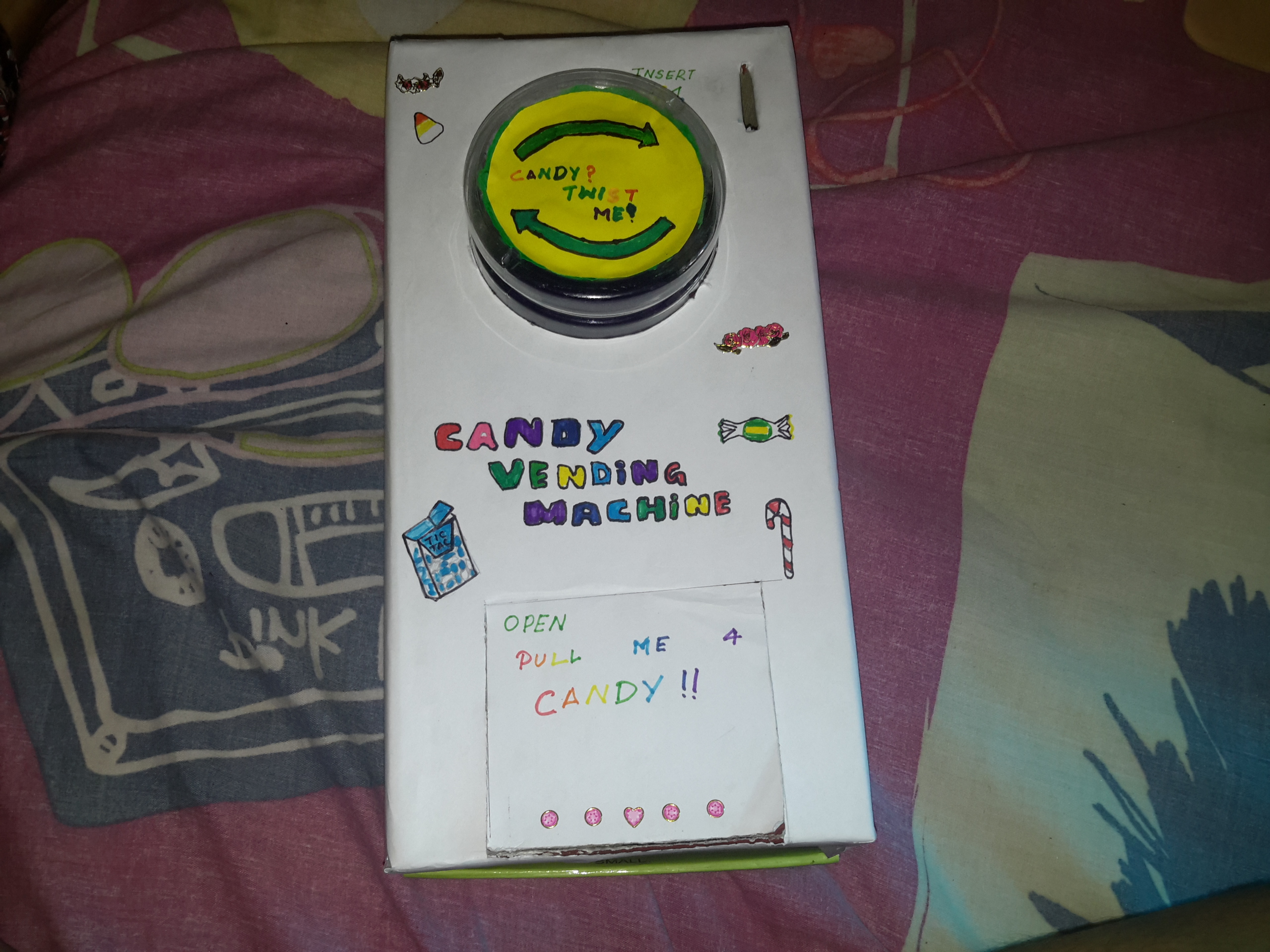 DIY guide for homemade candy vending machine with step-by-step instructions