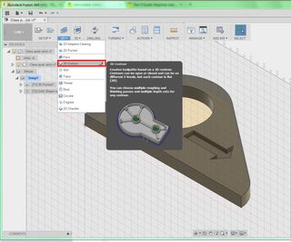 2D Contour Toolpaths