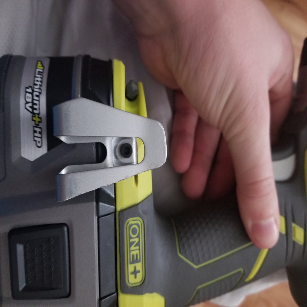 RYOBI Drill / Driver Belt Clip 11 Steps (with Pictures) Instructables