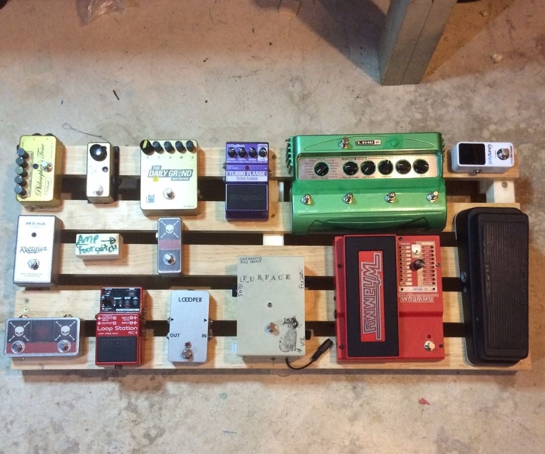 Wood Pedaltrain Novo 32 Pedalboard, Easy Build, Limited Tools 9 Steps
