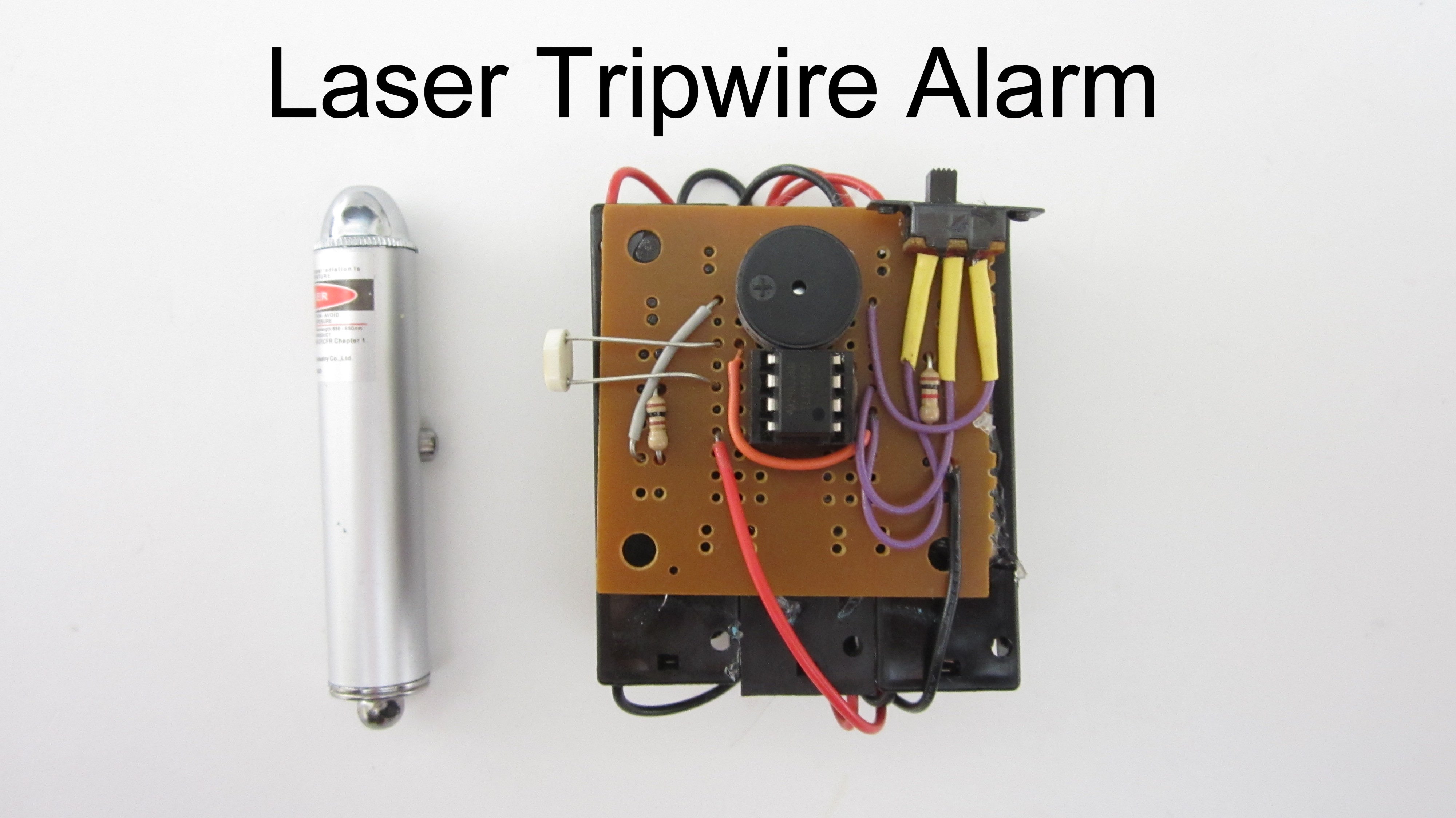 Receiver Battery Low Voltage Alarm Circuit