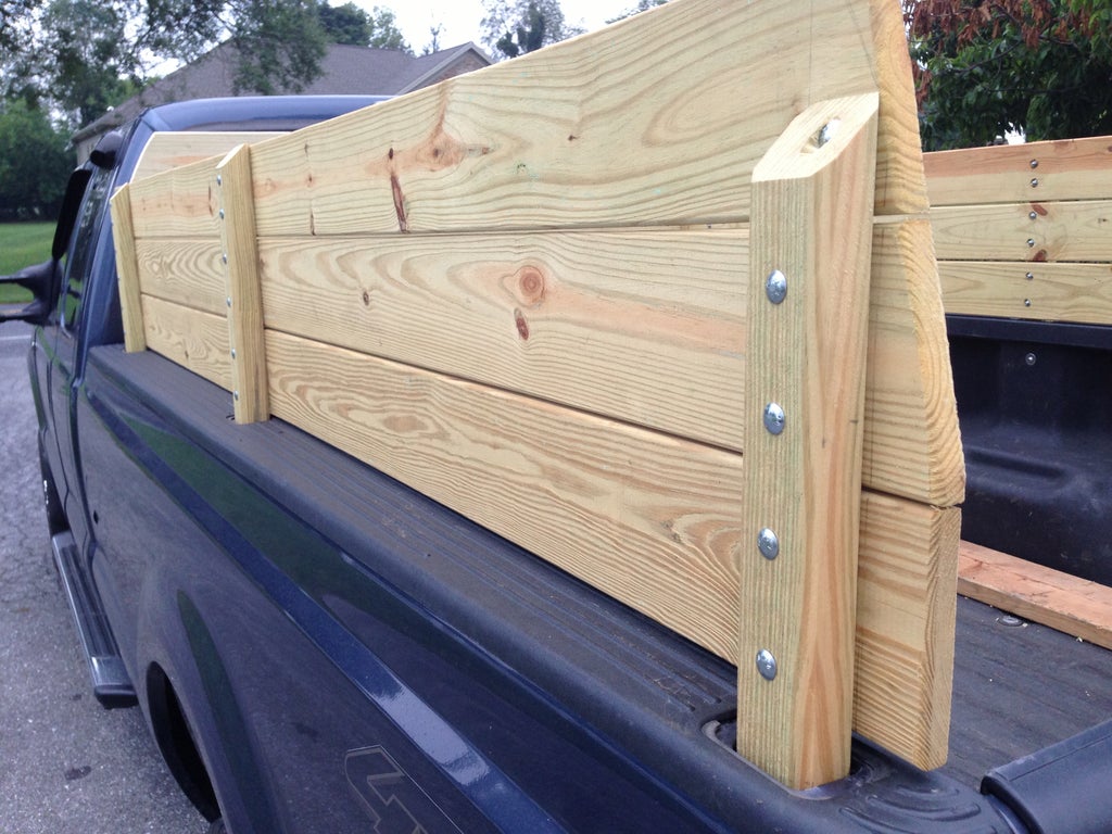 Pickup Truck Sideboards Stake Sides Ford Super Duty 4 Steps With Pictures Instructables