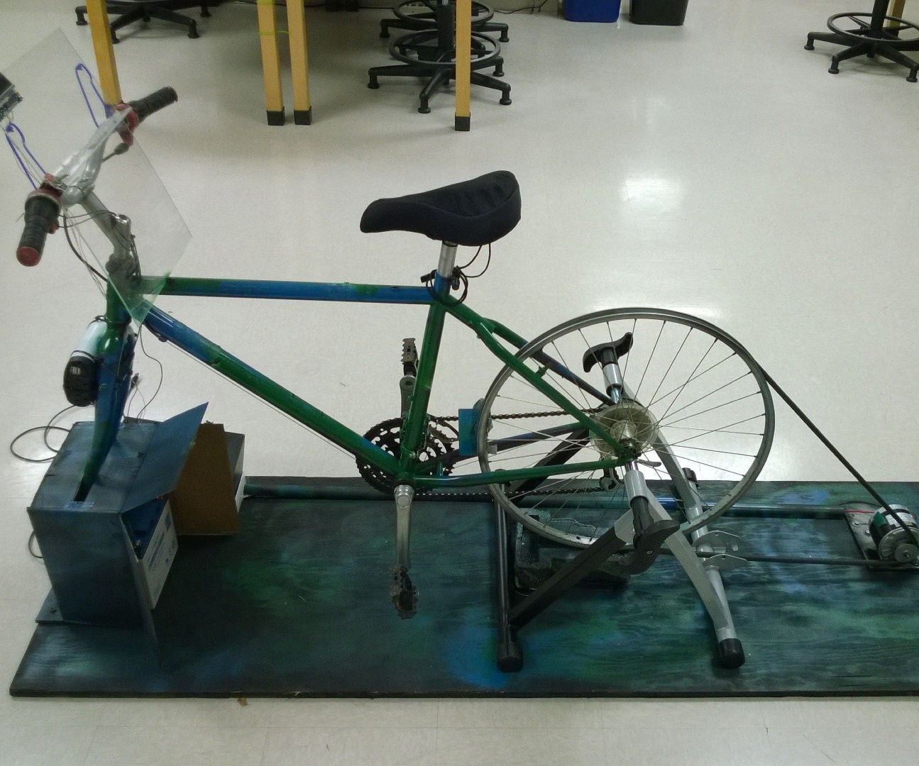 stationary bike generator diy