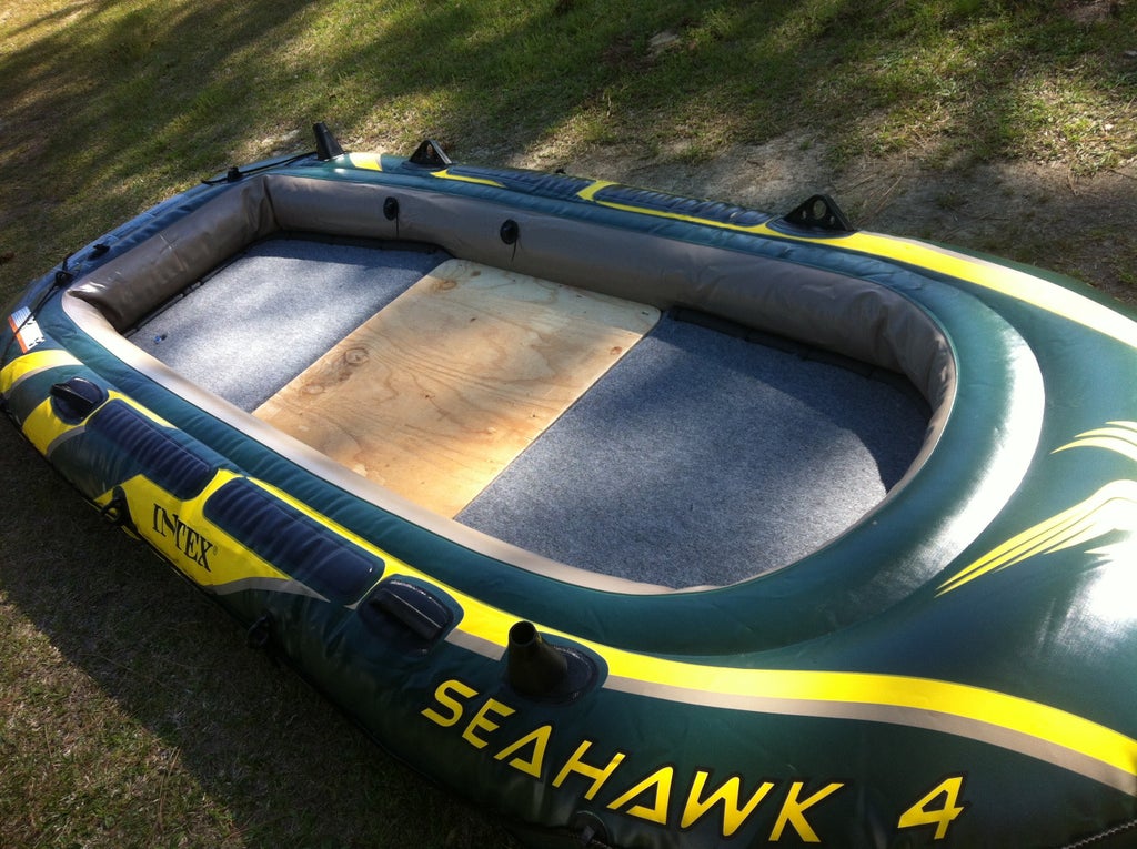Wooden Floor For A Seahawk 4 Fishing Raft 6 Steps Instructables