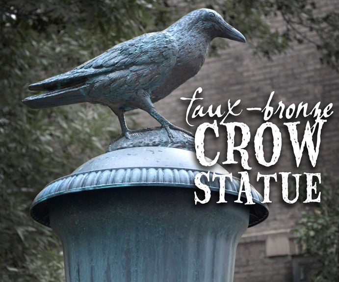 FauxBronze Crow Statue 4 Steps (with Pictures) Instructables