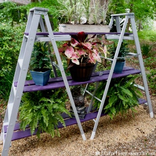 Diy A Frame Ladder Plant Stand 5 Steps Instructables
