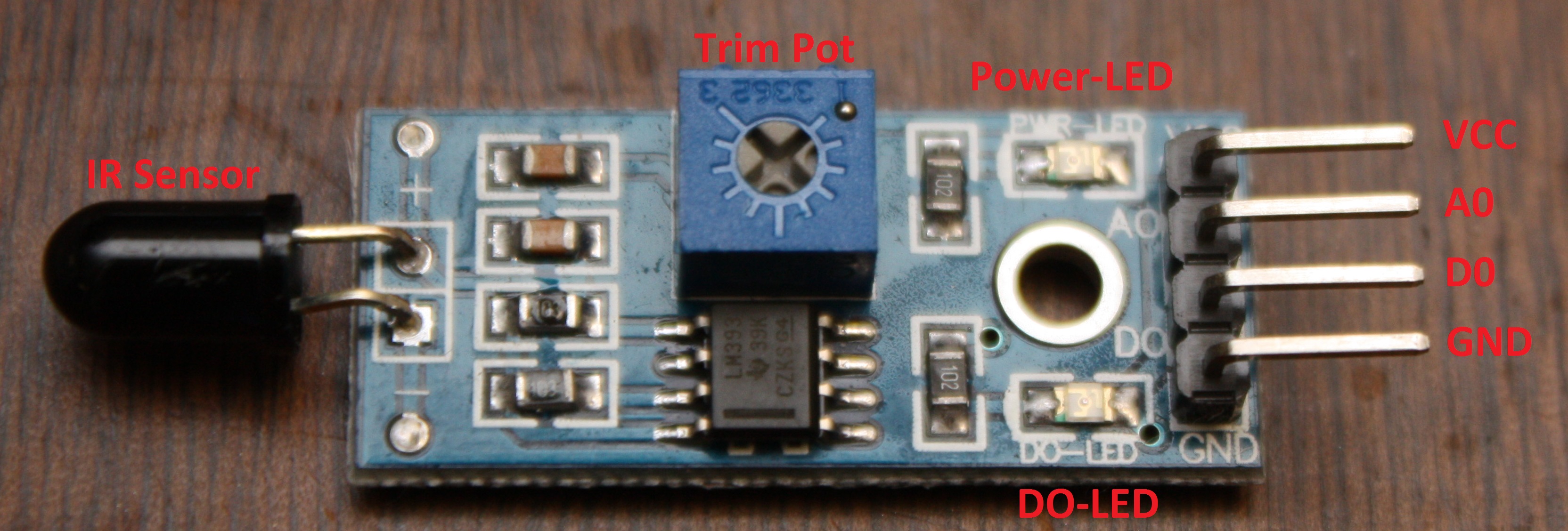 Tutorial IR Flame Detection Sensor Module