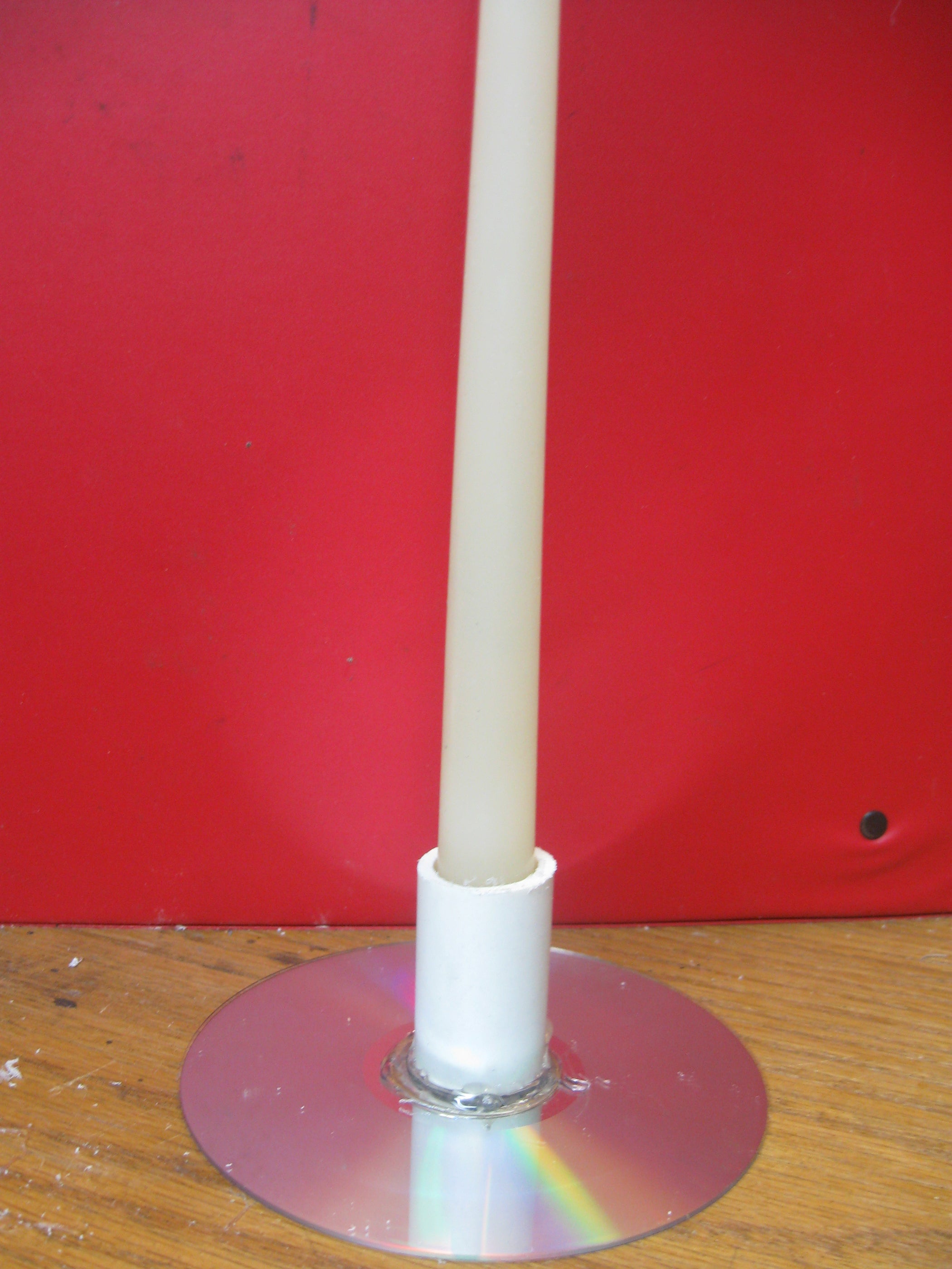 Candle Holders That Hold Candles Steady While RePurposing Scrap