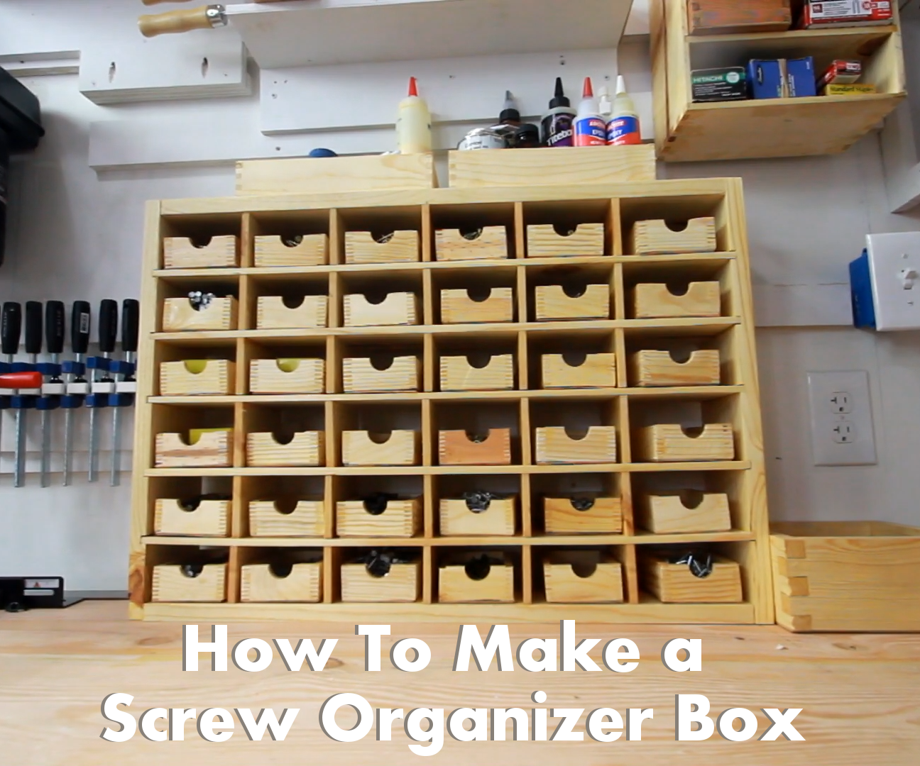 How To Make An Organizer Box For Storing Screws 10 Steps With