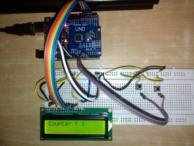 Up Down Counter Using Arduino : 3 Steps (with Pictures) - Instructables