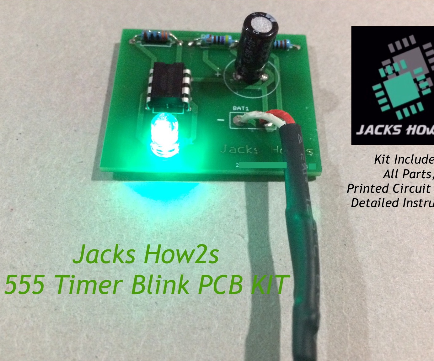 How to Make a 555 Timer Blink Circuit on a PCB! 7 Steps (with