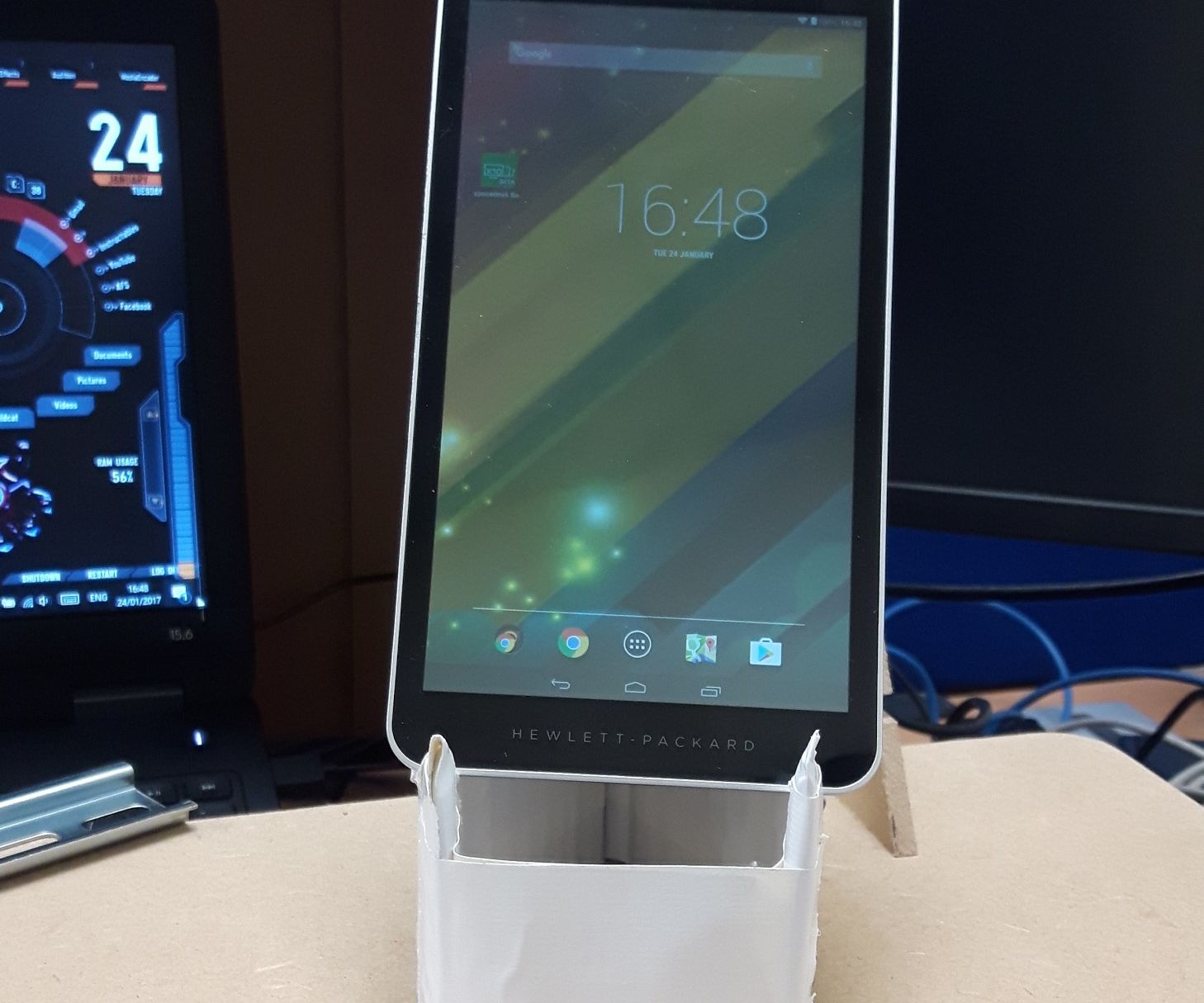 Cardboard Tablet Support 5 Steps Instructables