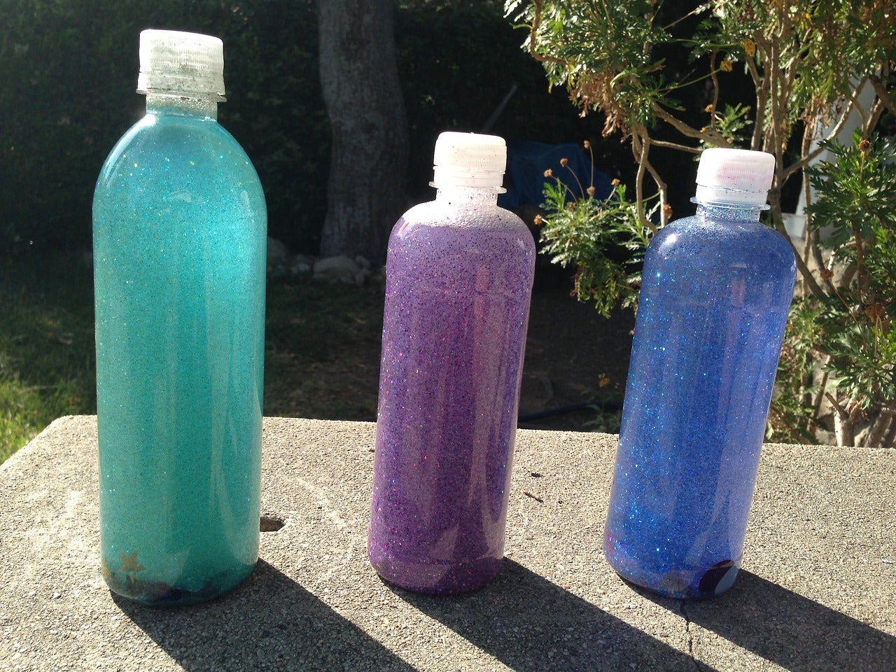 calm bottle aka glitter