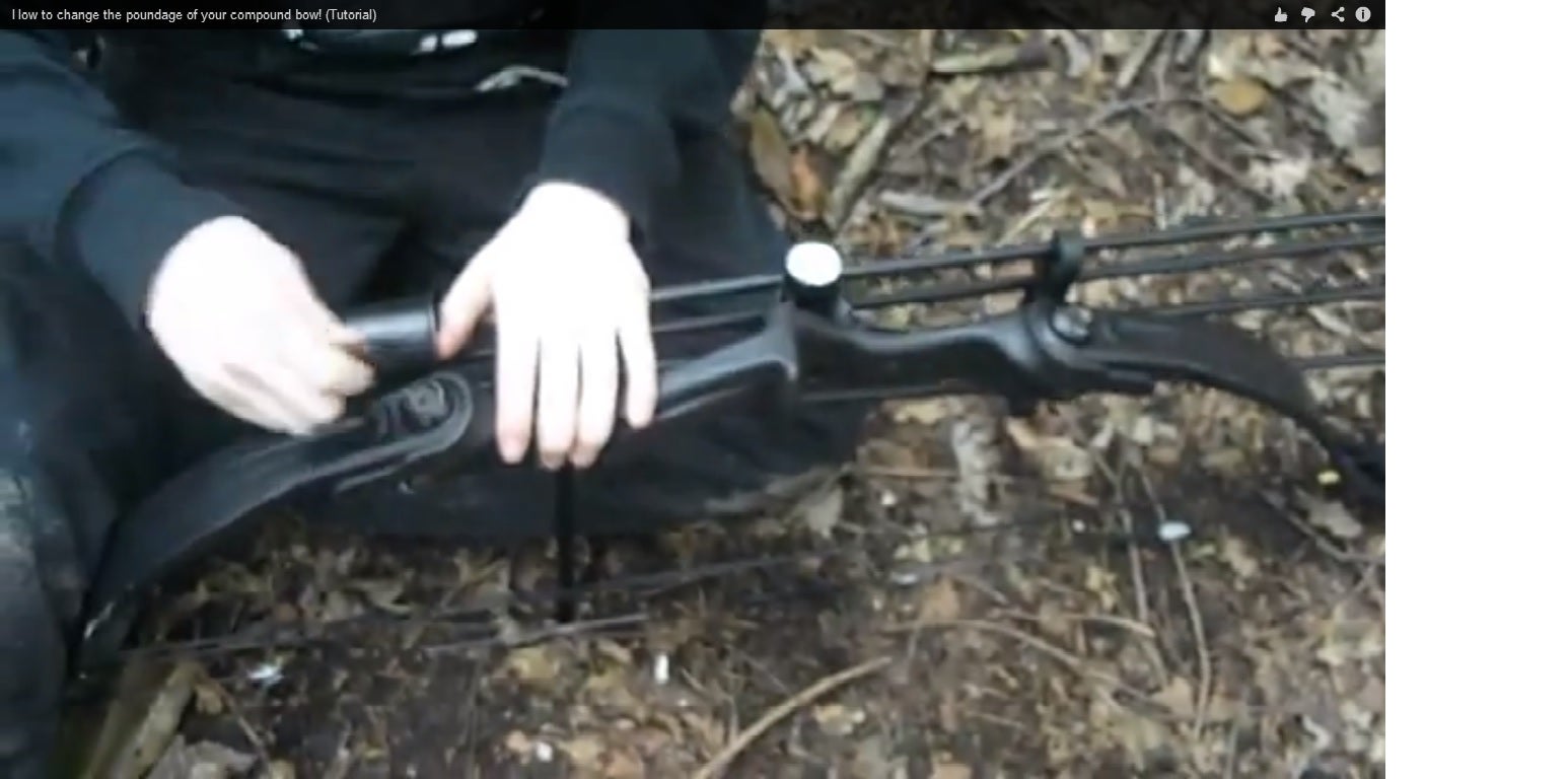 How to Change the Poundage on Your Bow! Instructables