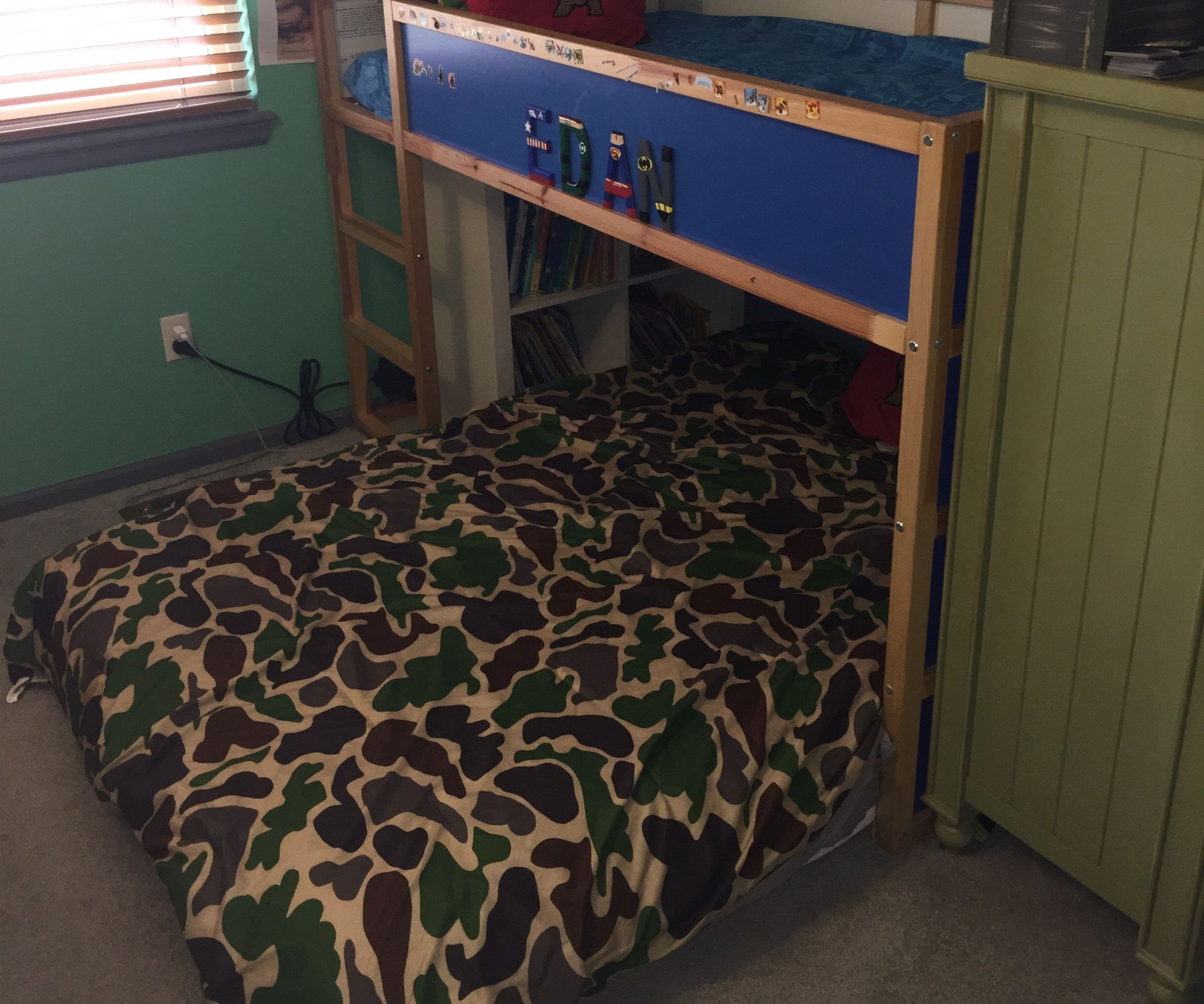Ikea Kura Full + Twin Bunk With Kallax Cubby Instructables