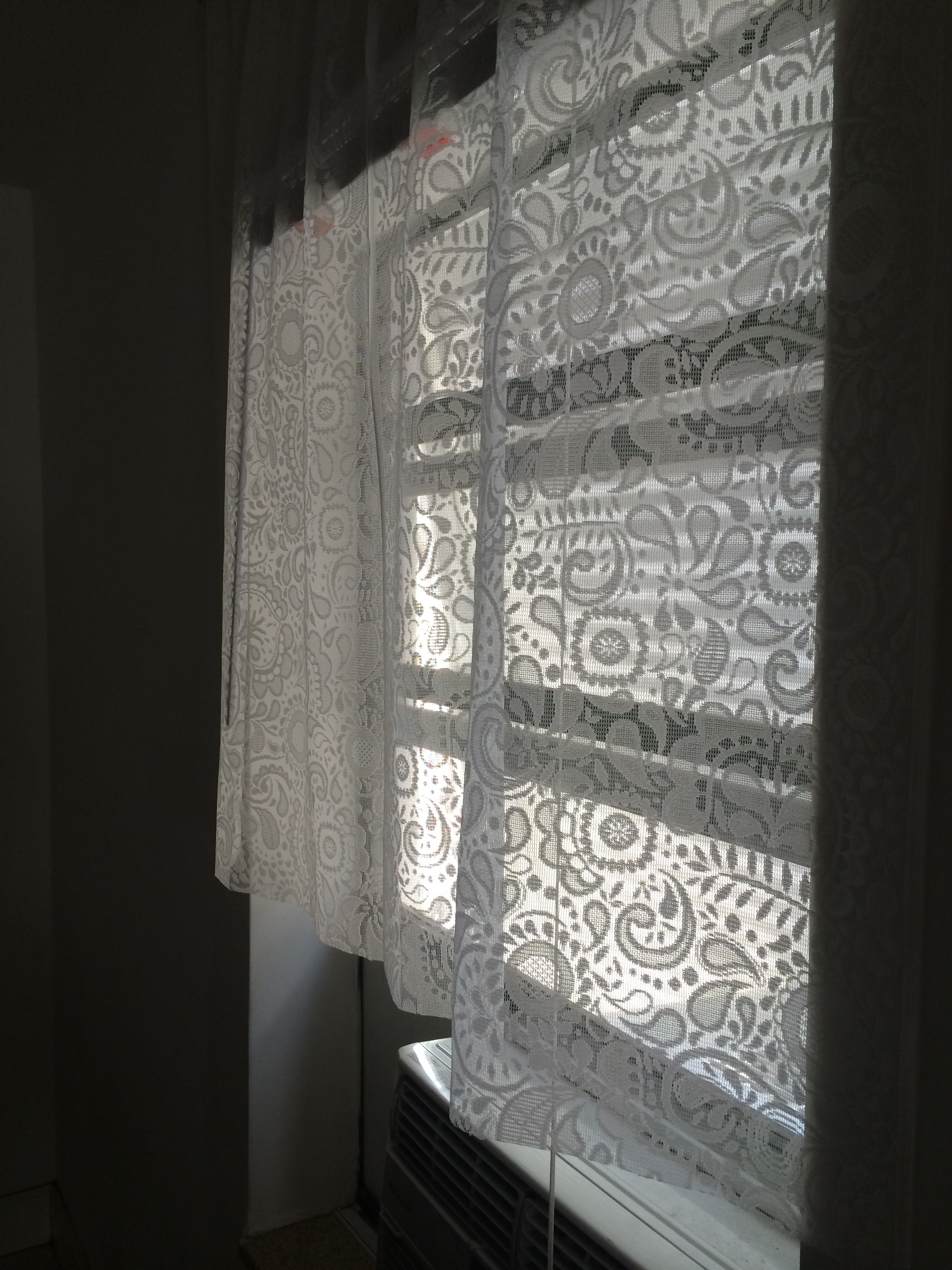 Diy No Sew Lace Curtains 4 Steps Instructables