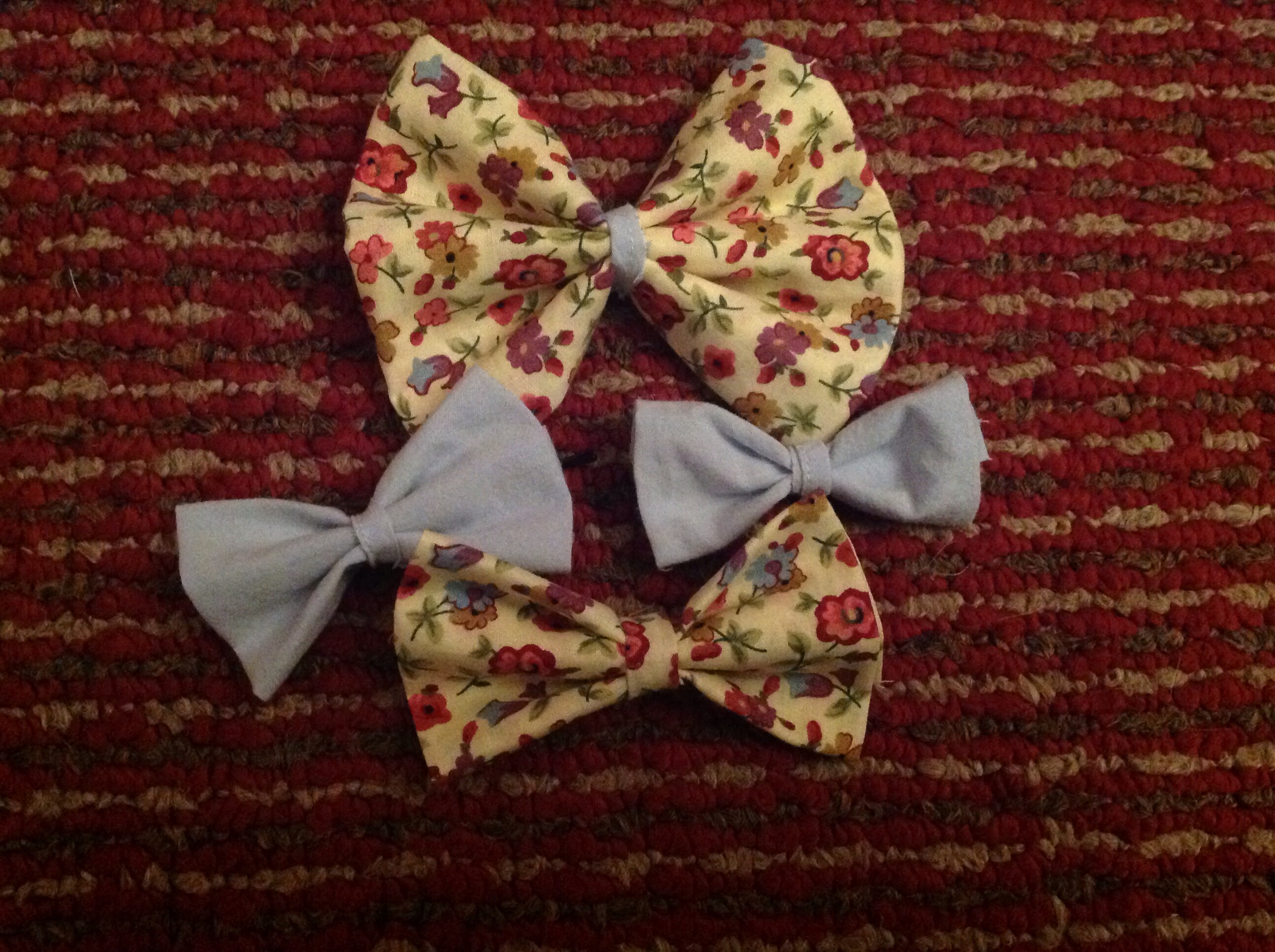 How To Make A Bow Tie Or Hair Bow 5 Steps Instructables