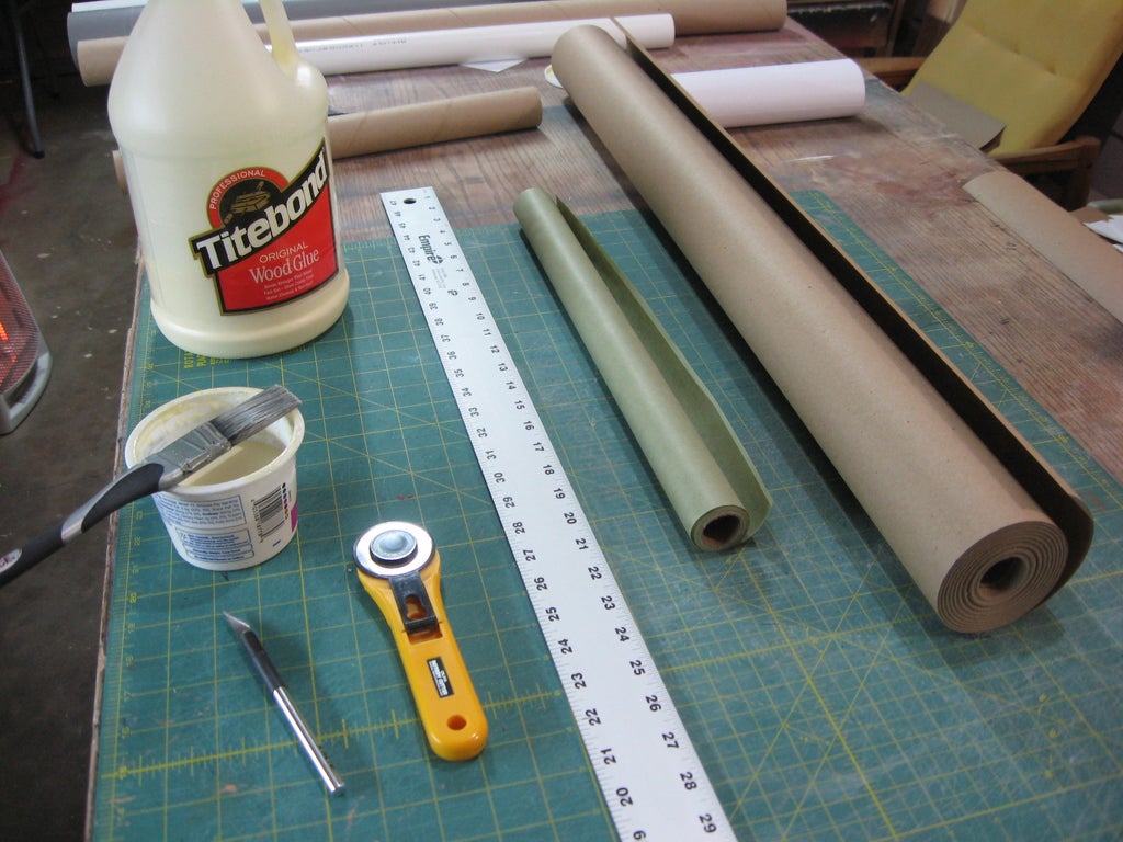 Make Your Own Kraft Paper Tubes 8 Steps With Pictures Instructables