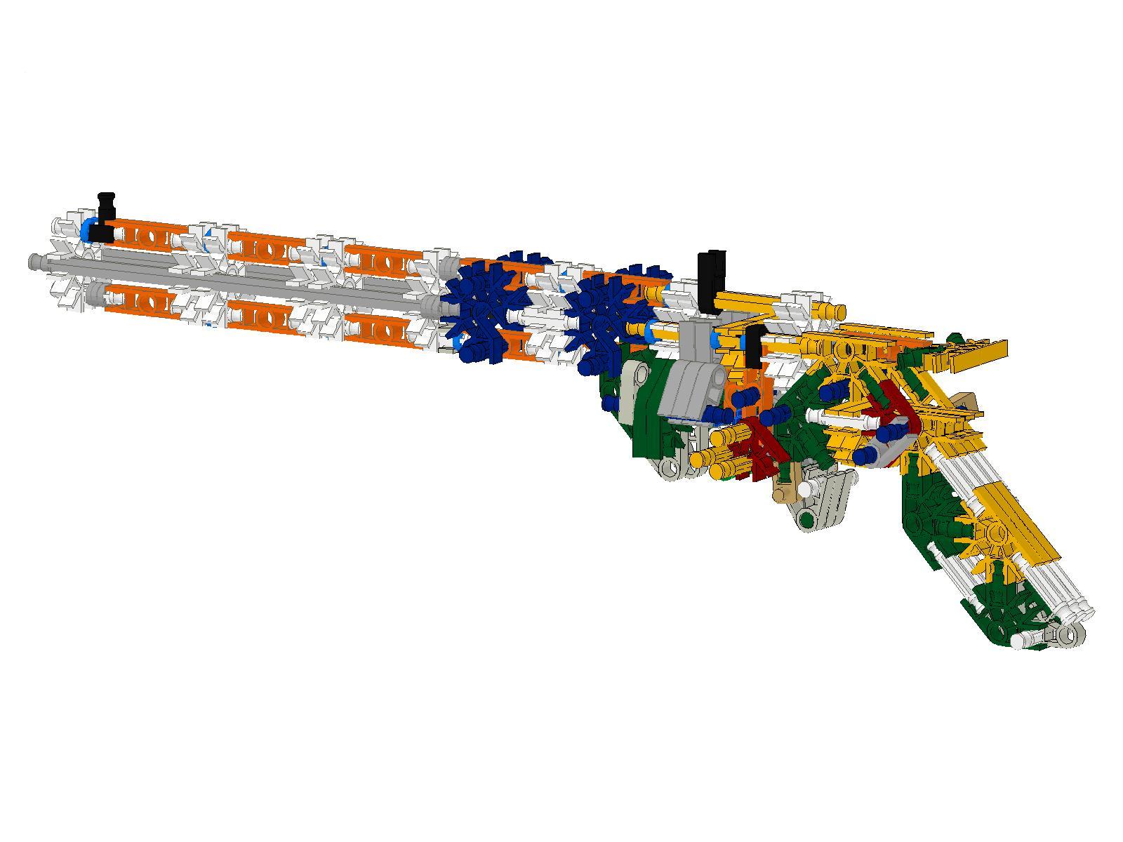 Oblivitus' K'nex Ultra Pistol 6 Steps Instructables