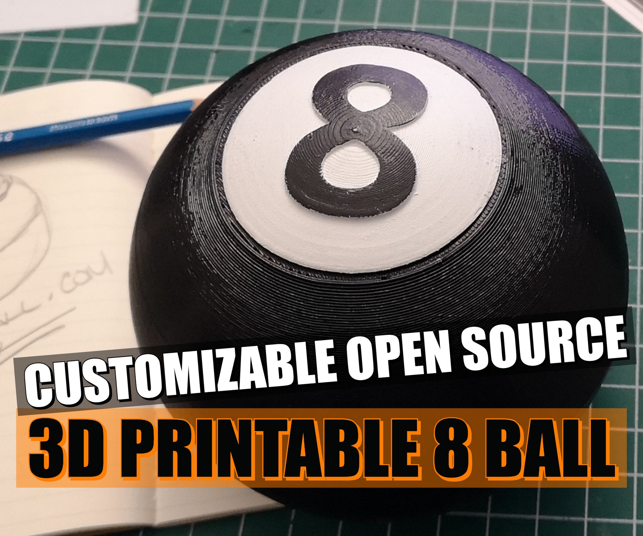 Magic 8 Ball, Open Source, Customizable, Fun and Easy to Build 9