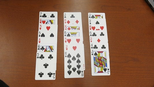 easy magic trick with 21 cards for beginners 6 steps