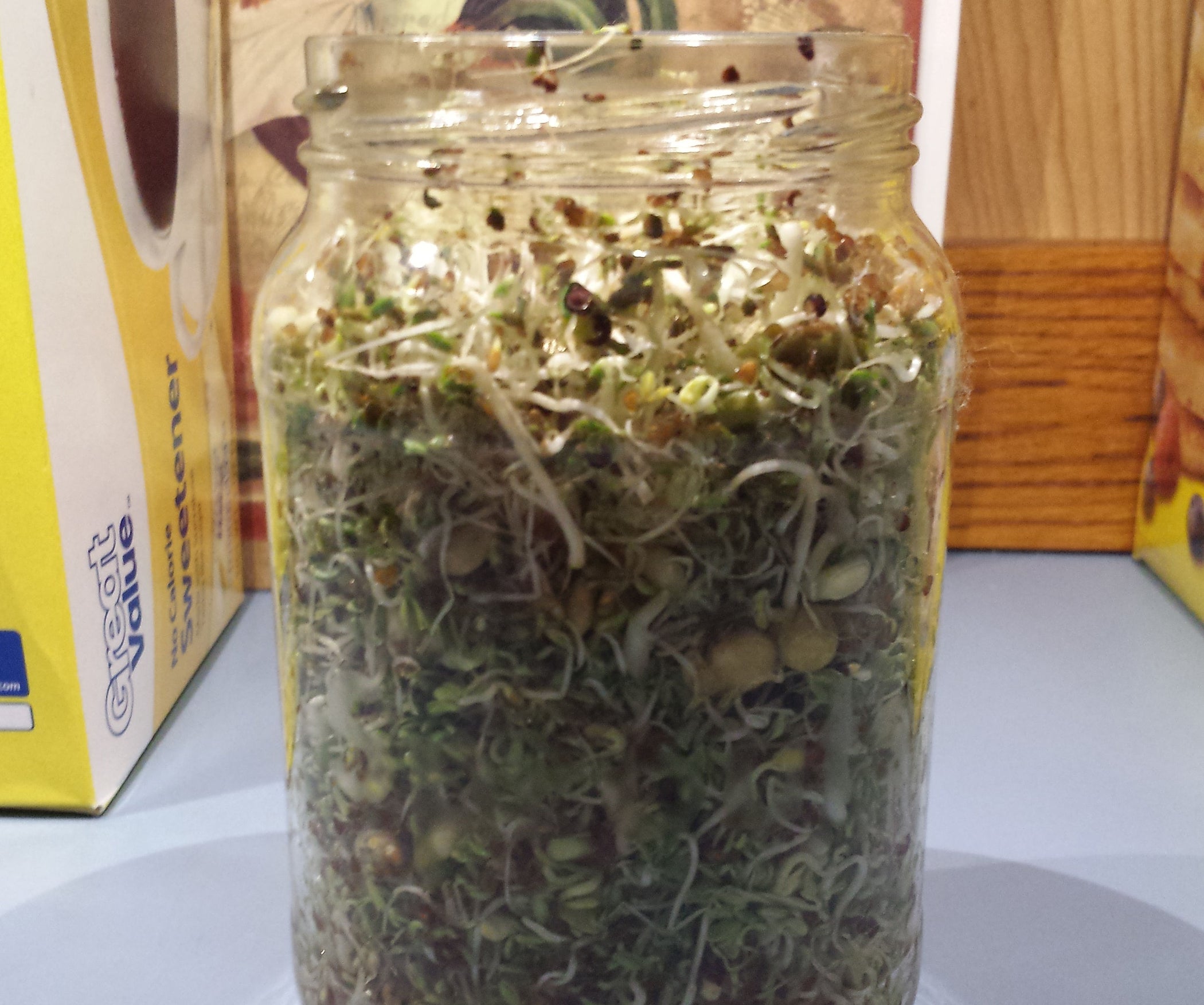 How to Grow Sprouts in a Glass Jar 3 Steps (with Pictures