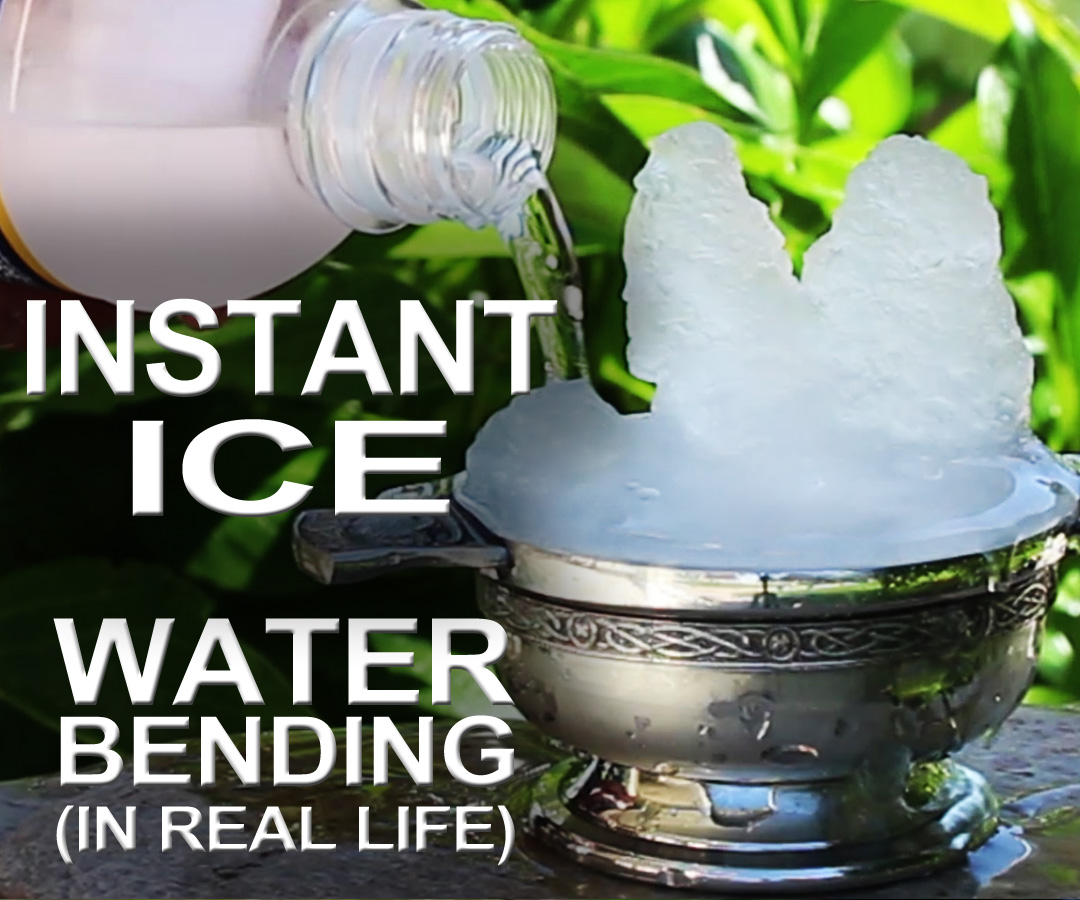 Instant Ice How to Waterbend in Real Life 6 Steps (with Pictures