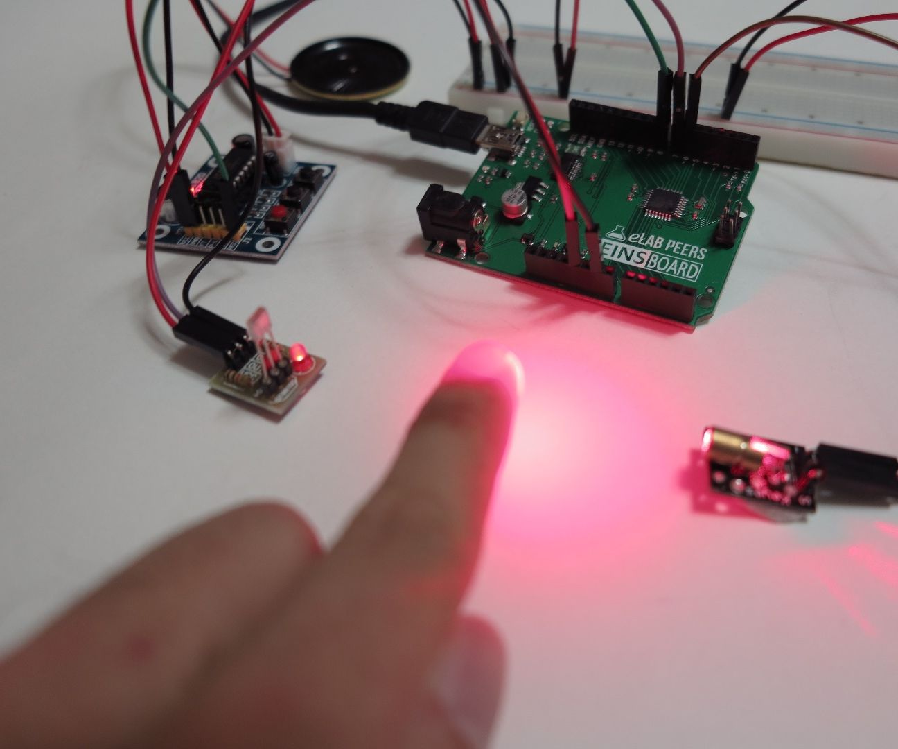 KY008 Laser Module X Laser Detector X ISD1820 Voice Recording Module