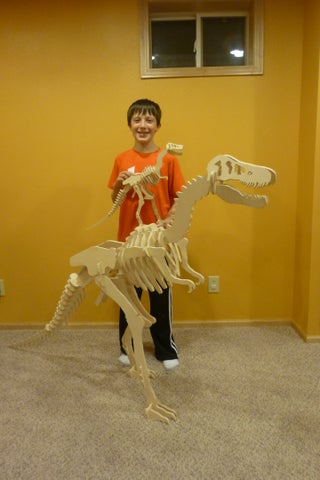 T Rex Dinosaur Puzzle With Different Sizes And Positions 7 Steps With Pictures Instructables