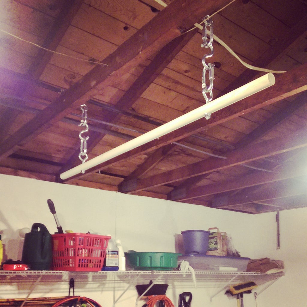 Ceiling Mounted Pullup Bar 4 Steps Instructables