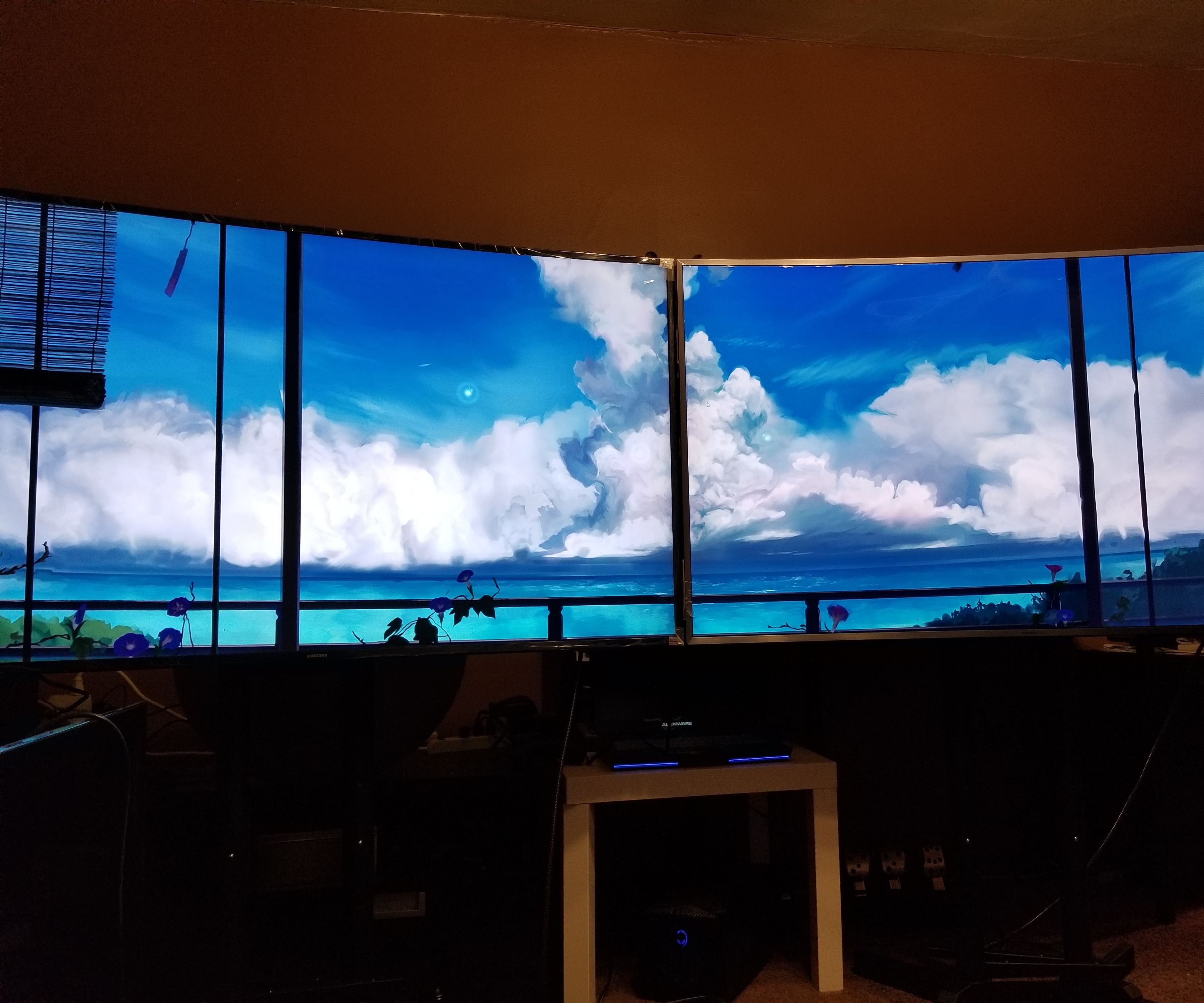 Dual 55 Inch Curved Tv Setup For Pc Monitor 6 Steps With
