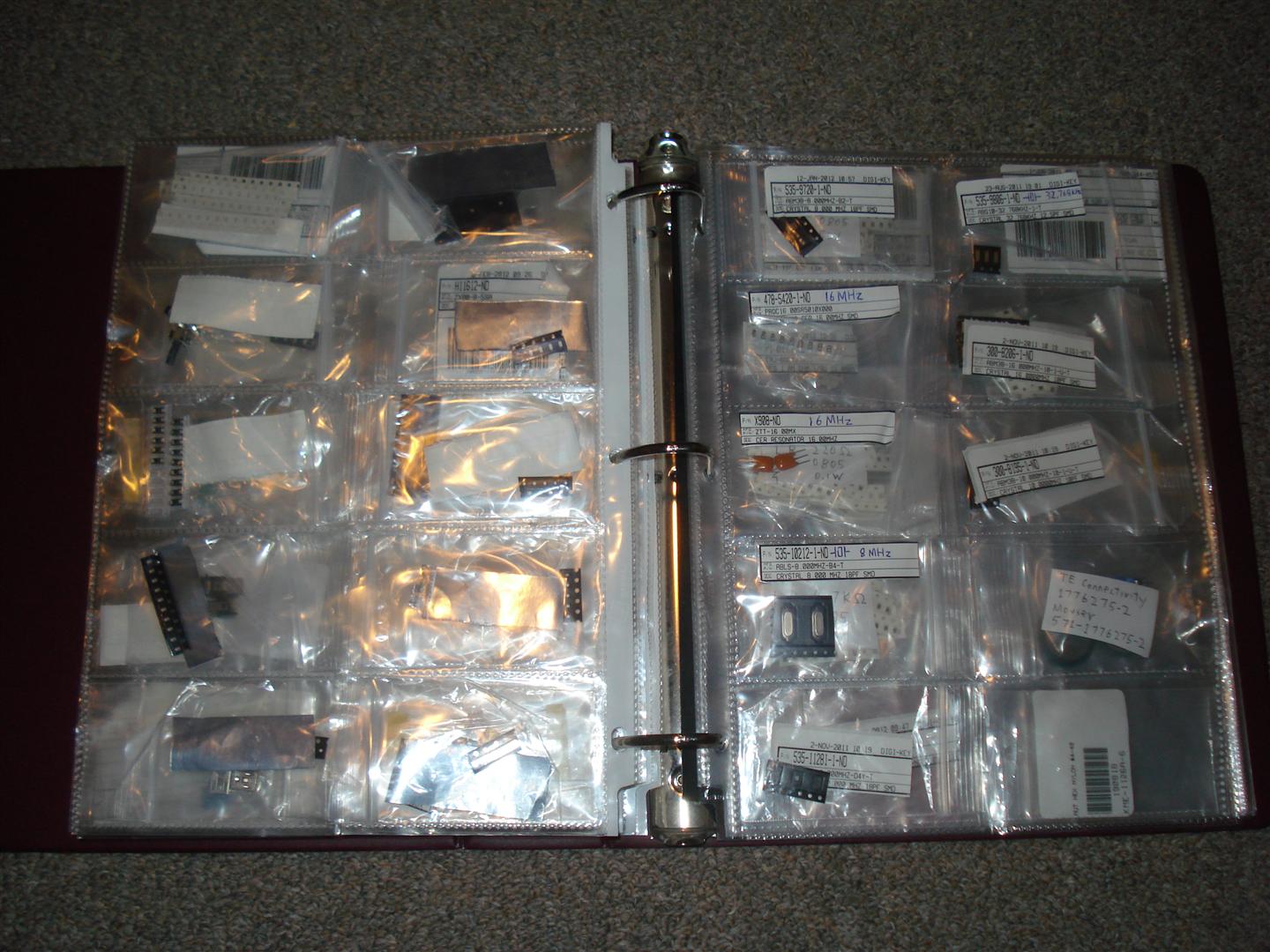 Neat Electrical Component Organizing in Binders (with Pictures