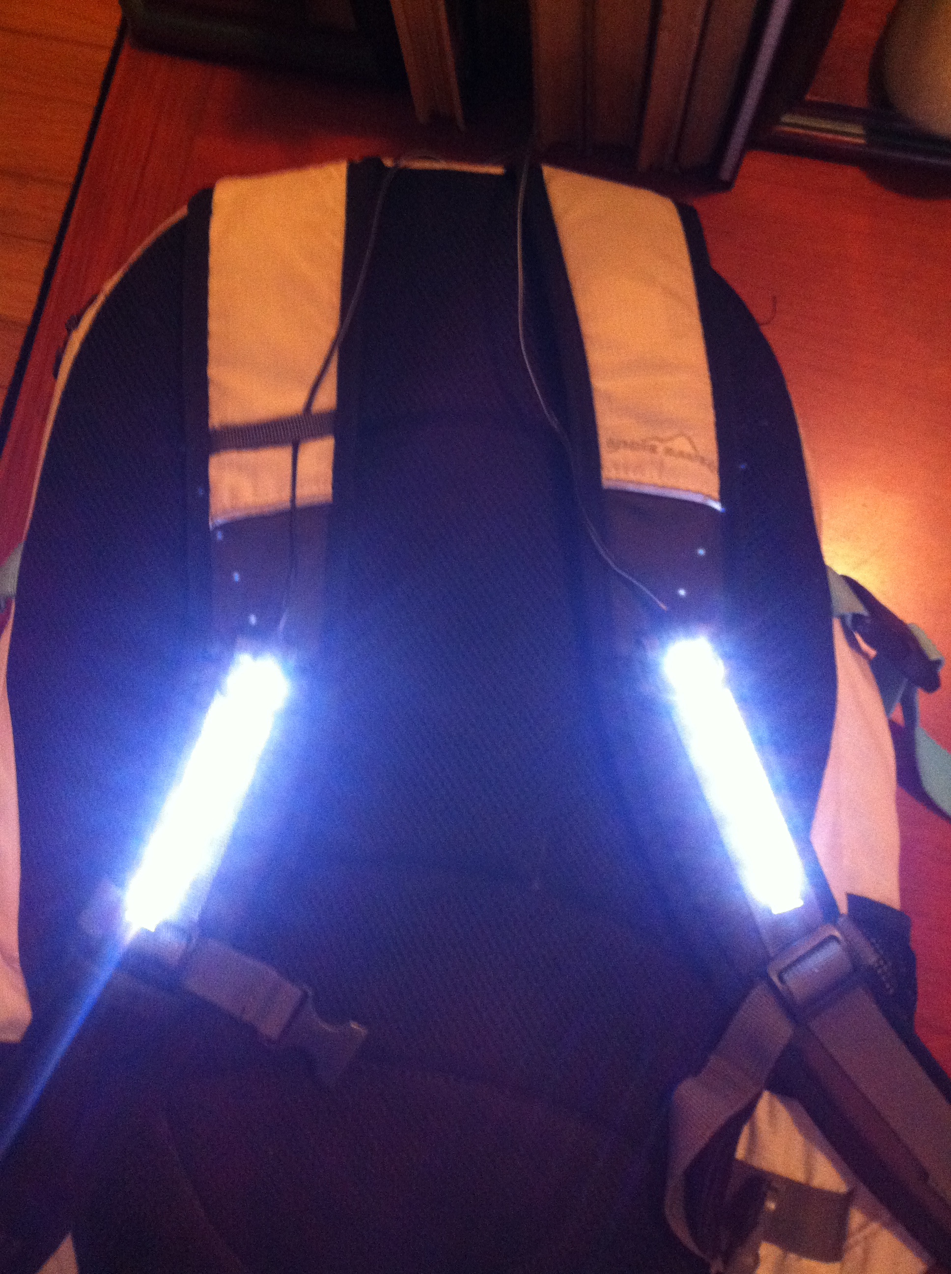 LED Backpack 3 Steps Instructables