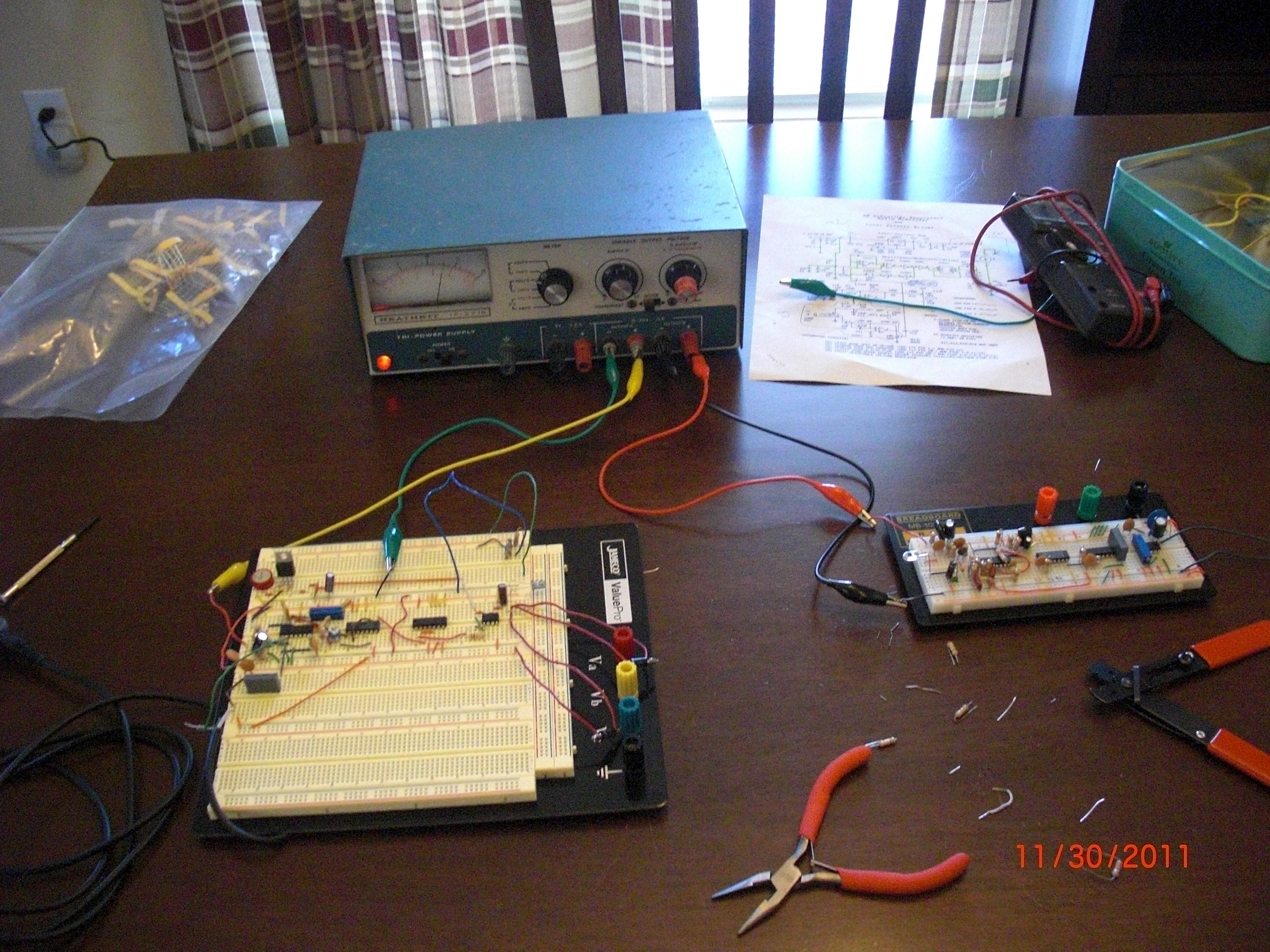 Infrared Headphones Circuit Schematic Diagram