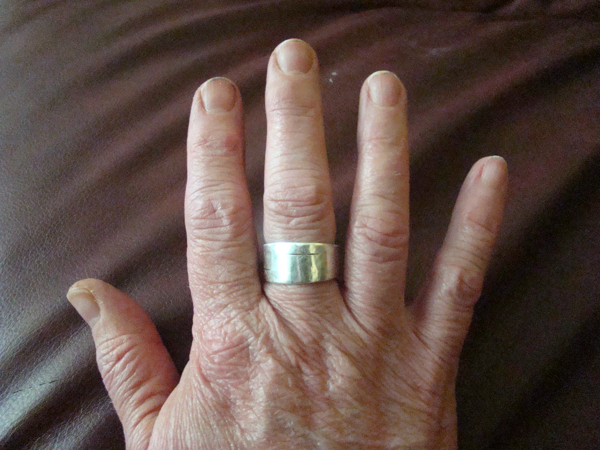 Right Hand Ring From a Silver Fork (or Spoon) Handle 13 Steps (with