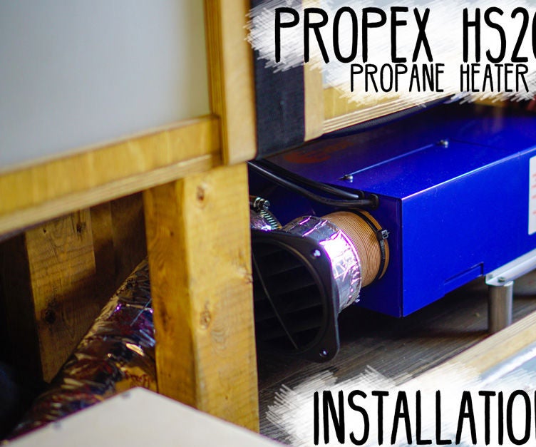 How to Install a Propex HS2000 Heater in a Camper Van Conversion : 11