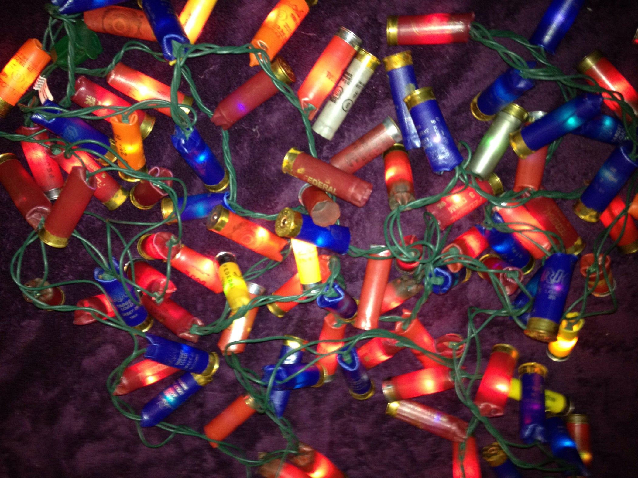 Shotgun Shell Christmas Lights! 4 Steps Instructables