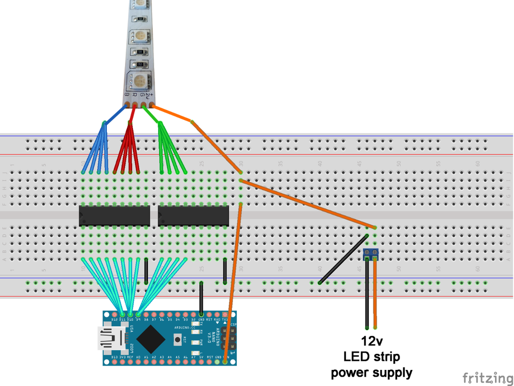 Driving Rgb Led Strips Off An Arduino 5 Steps With Pictures Instructables