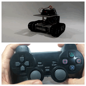 Arduino Robot With PS2 Controller (PlayStation 2 Joystick) | Trybotics