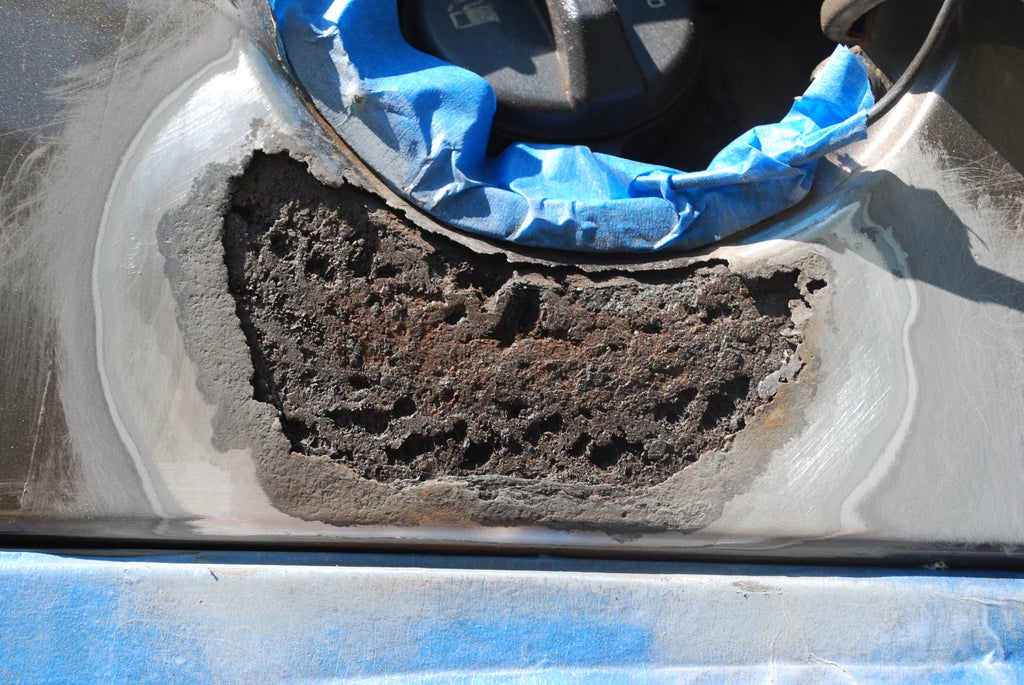 Repairing A Rust Hole In A Car 6 Steps With Pictures Instructables
