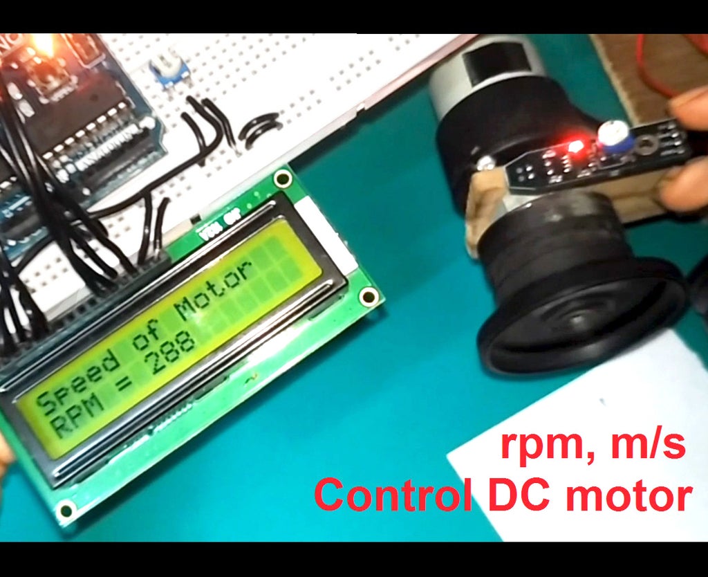 Motor Speed Tester Using Arduino Ir Sensor 6 Steps Instructables