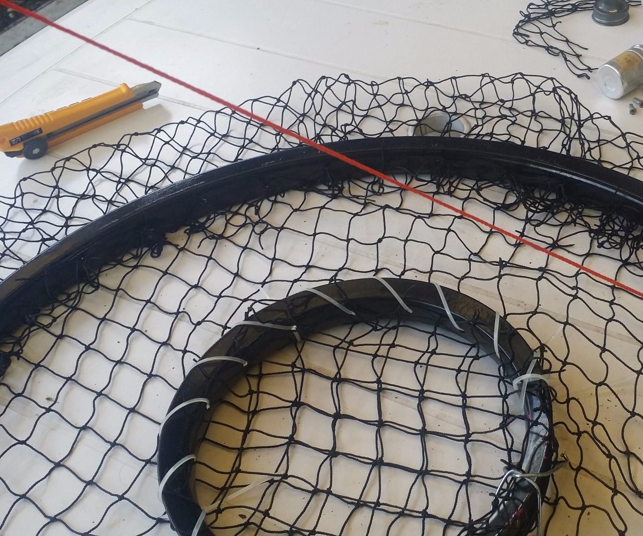 Bike Rim Crab Trap 5 Steps