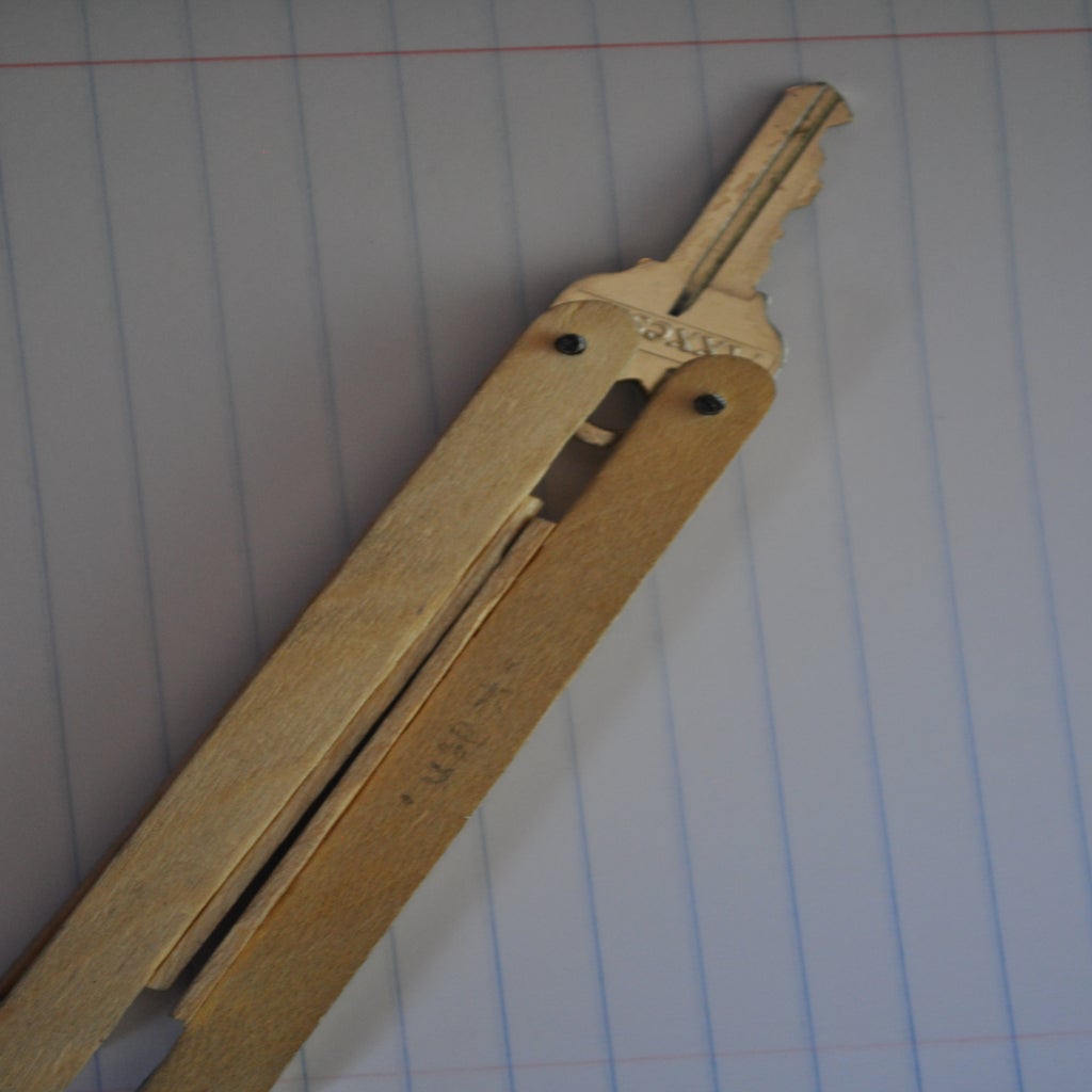 Popsicle Stick Butterfly Knife 12 Steps (with Pictures) Instructables