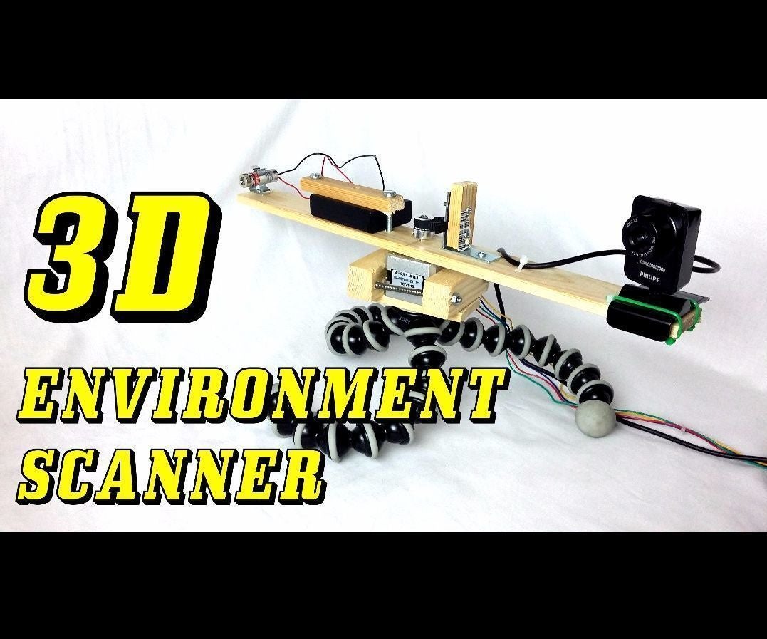 3D Environment Laser Scanner From Scratch 7 Steps (with Pictures